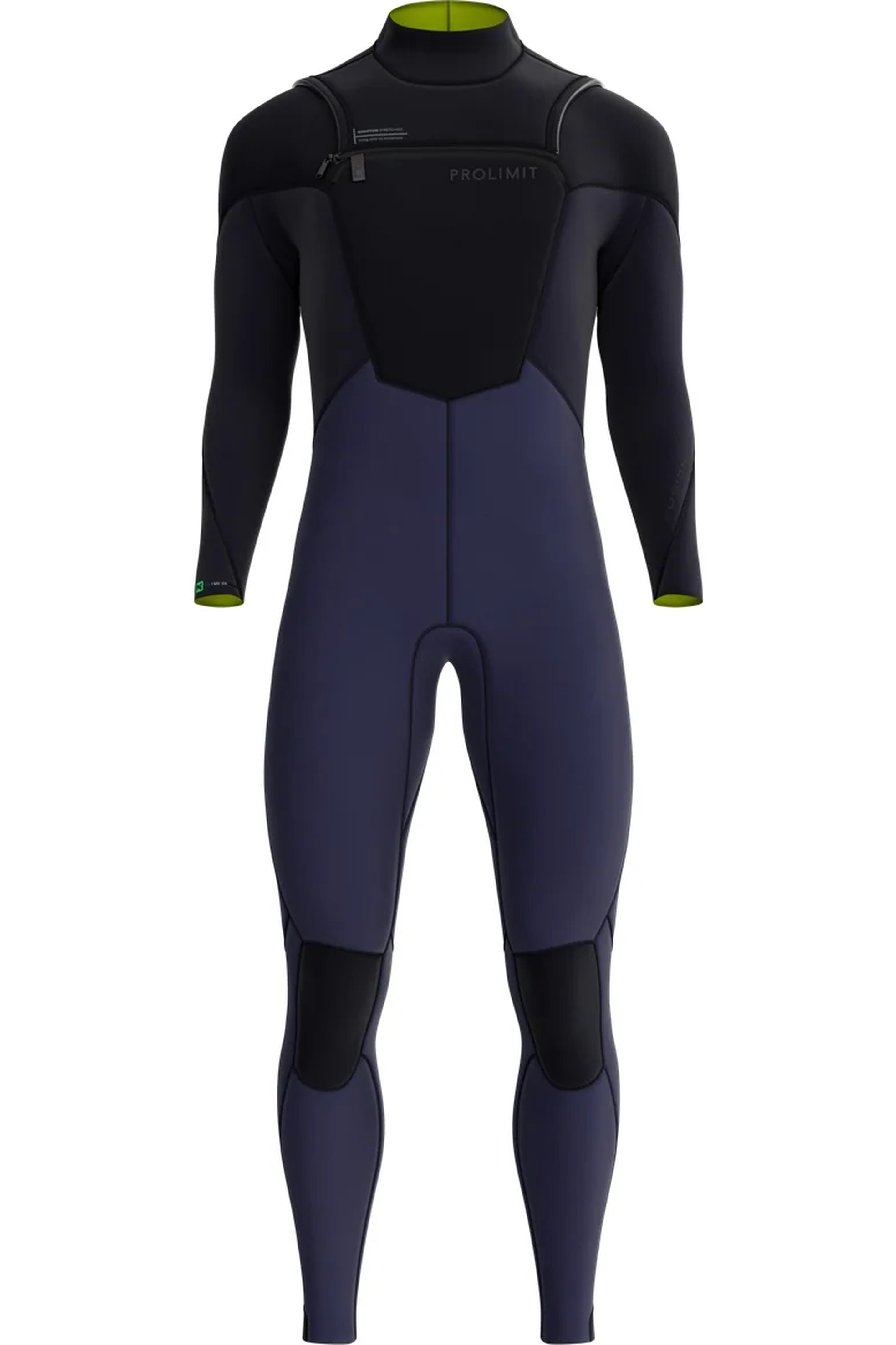 Prolimit-Fusion 3/2 Double Frontzip 2027 Combinaison Néoprène Homme