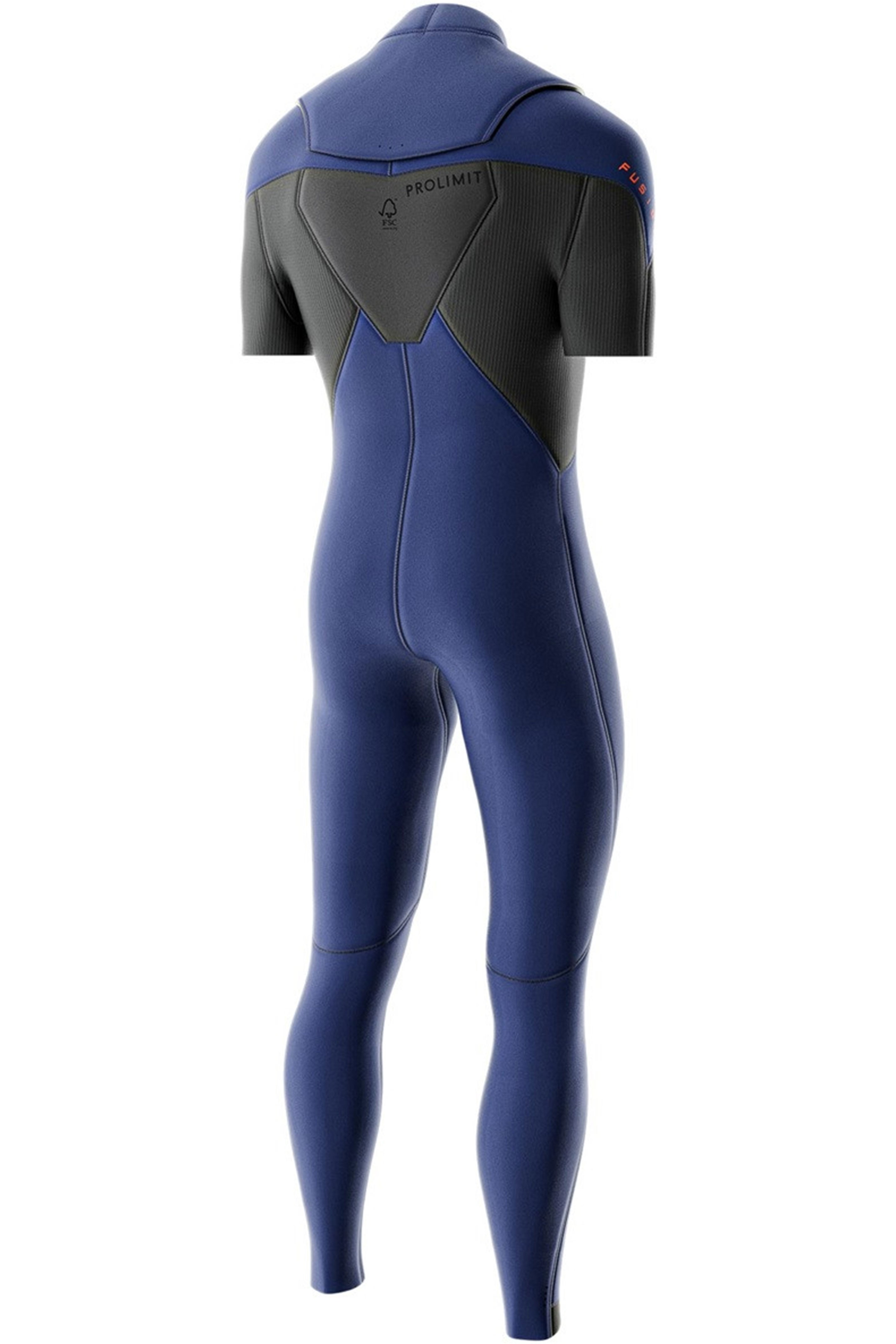 Prolimit-Fusion 3/2 Manches Courtes Double Zip Frontal 2026 Combinaison Néoprène