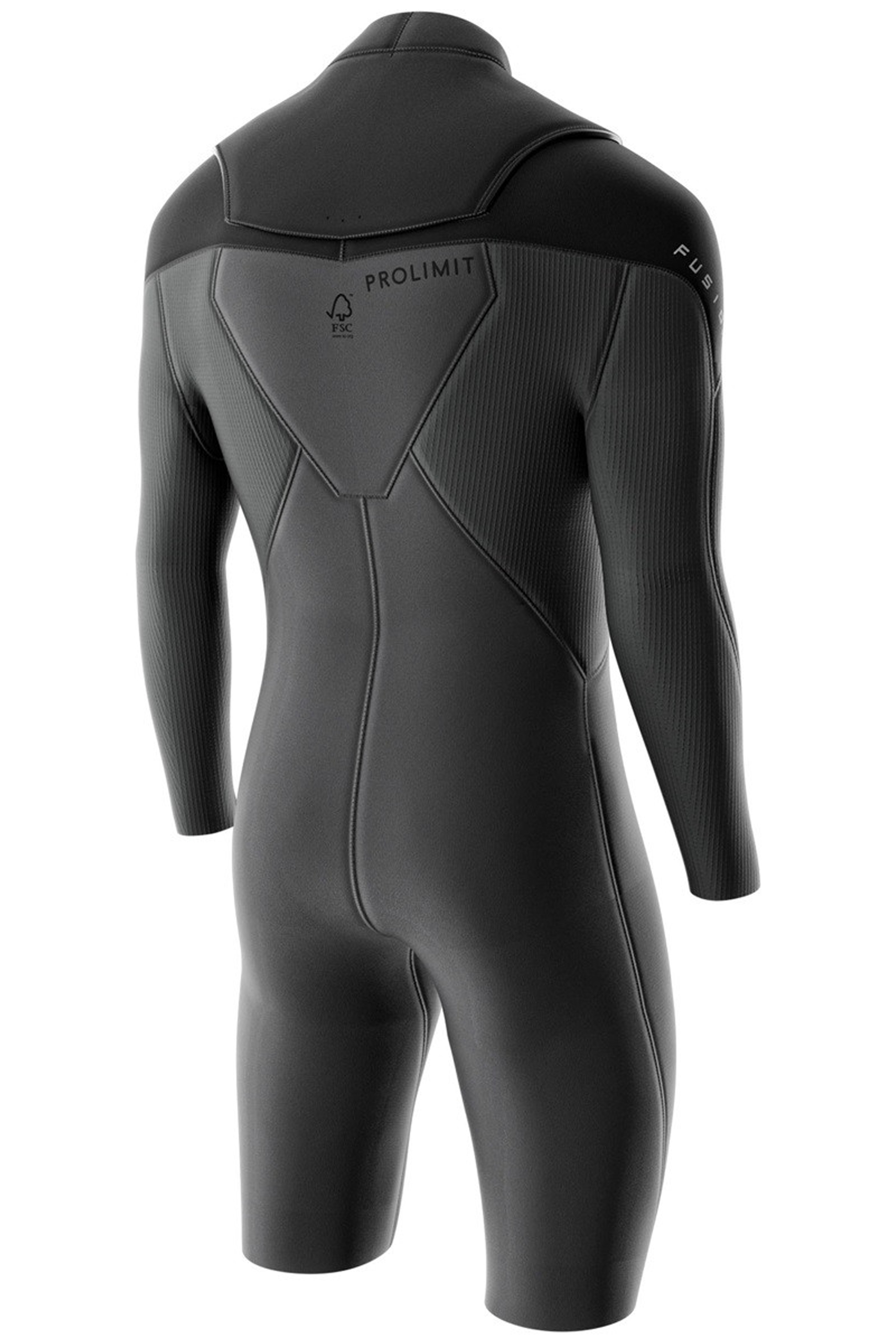 Prolimit-Fusion Sunset 2/2 Shorty Manches Longues Double Zip Frontal 2026 Combinaison Néoprène