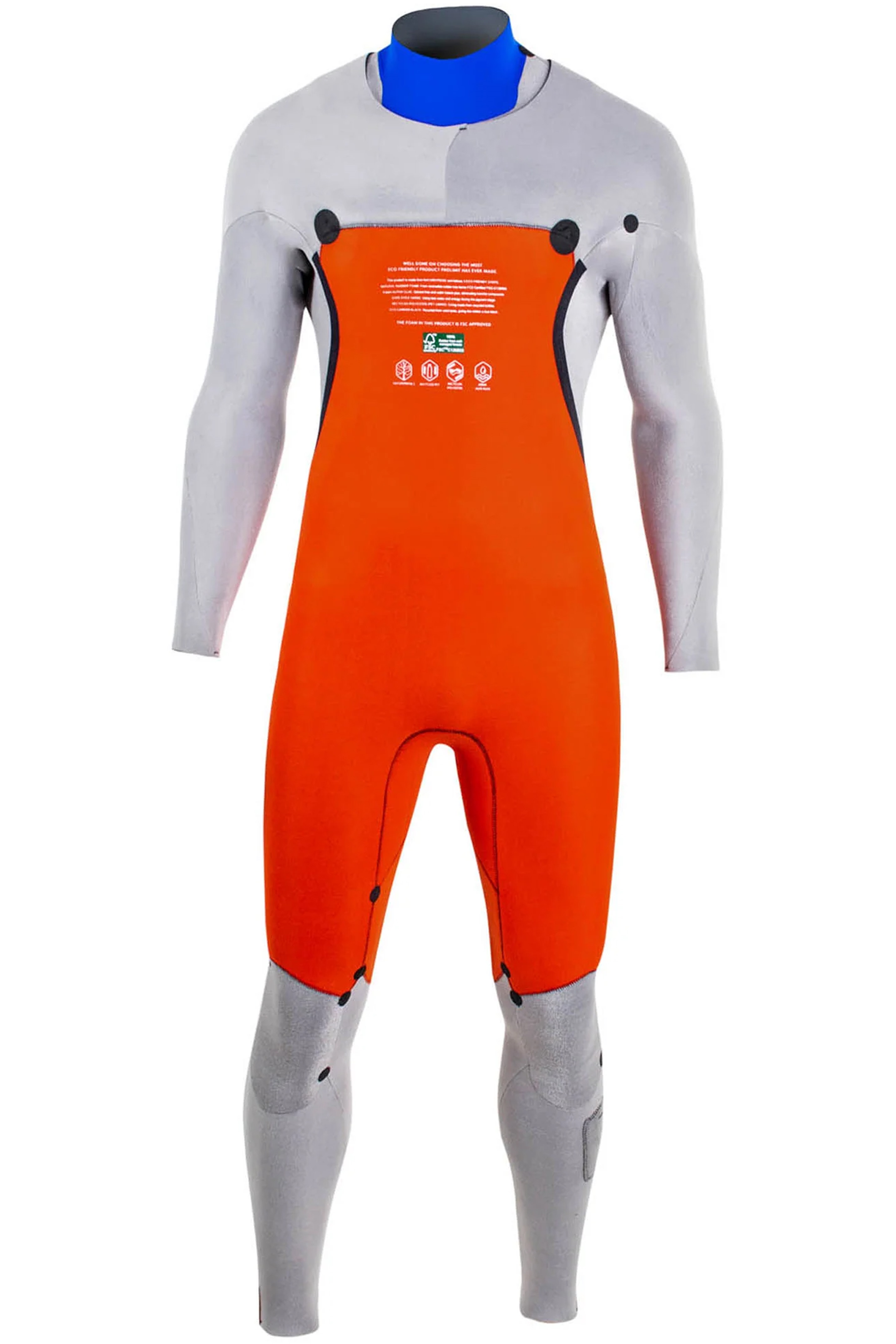 Prolimit-PF2 6/4 Double Frontzip Combinaison Néoprène