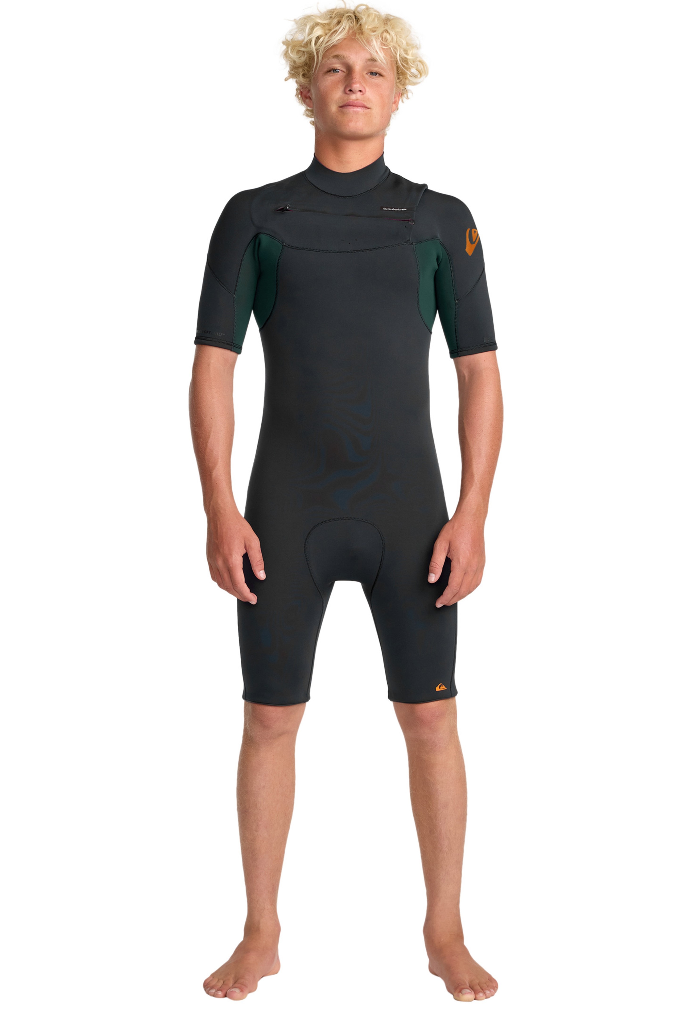 Quiksilver-Everyday Sessions 2/2 Frontzip Shorty Combinaison néoprène