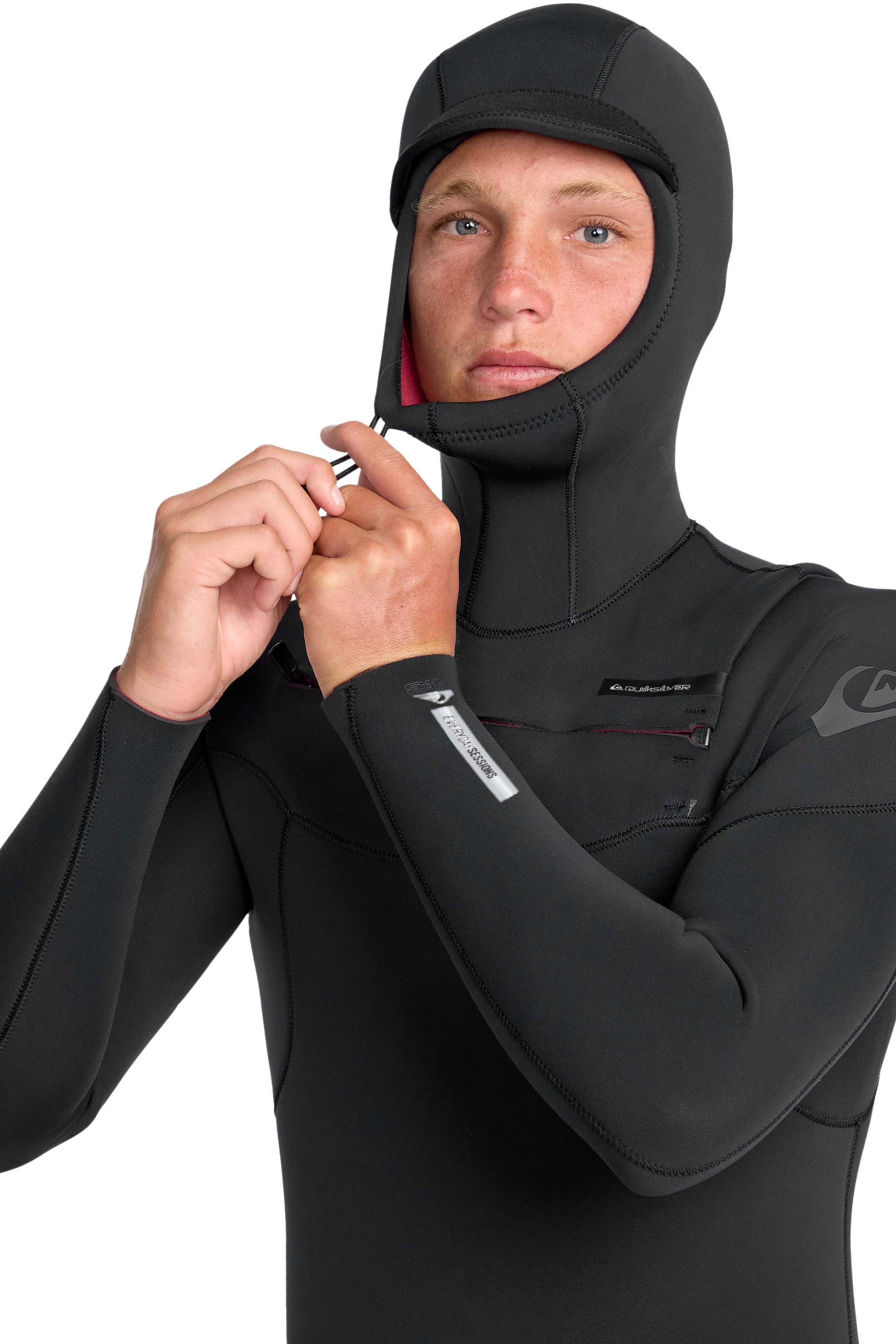 Quiksilver-Everyday Sessions 5/4/3 Frontzip à Cagoule 2026 Combinaison Néoprène Homme