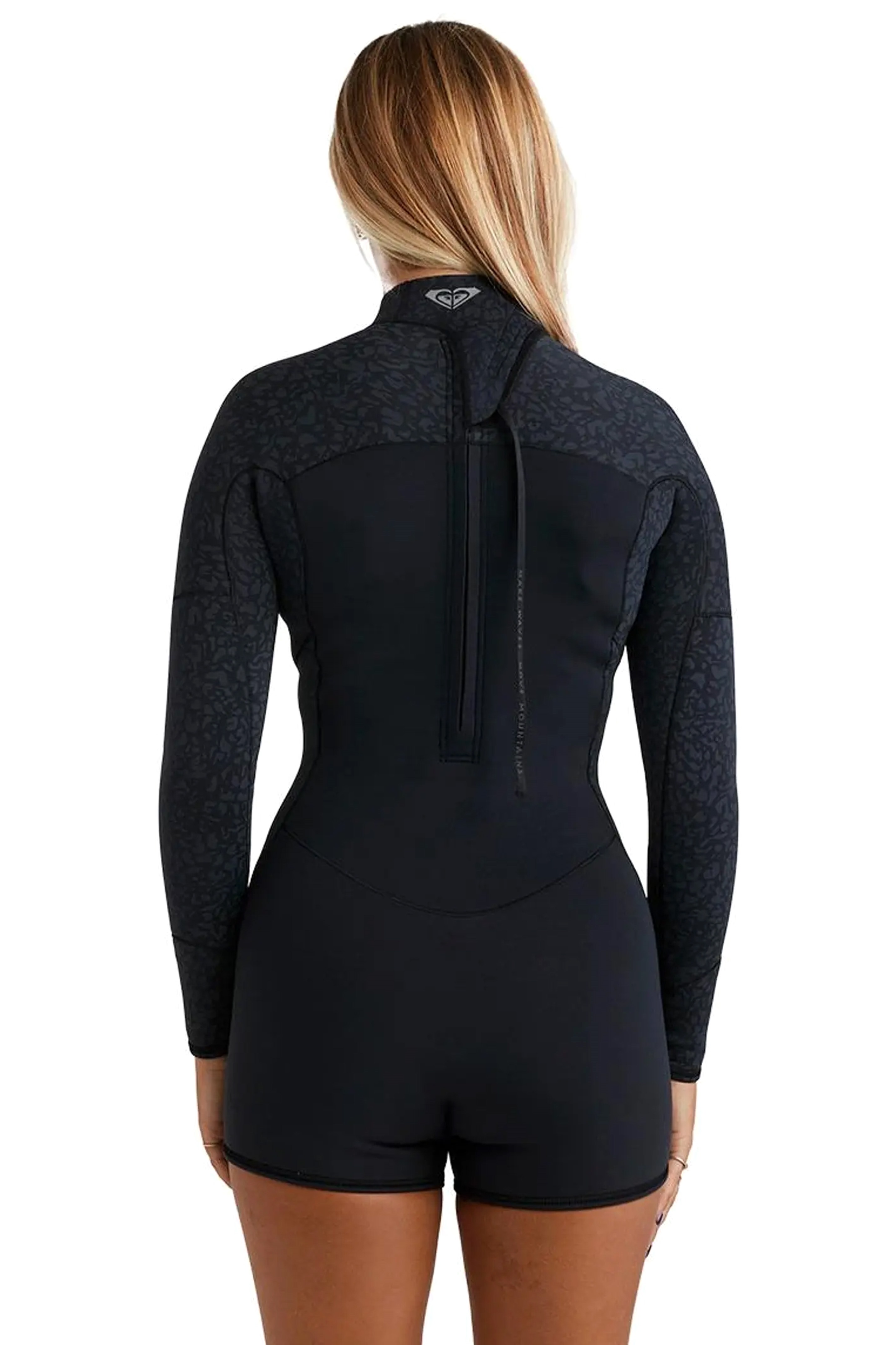 Roxy-2.0 Swell Natural LS Shorty Backzip Wetsuit