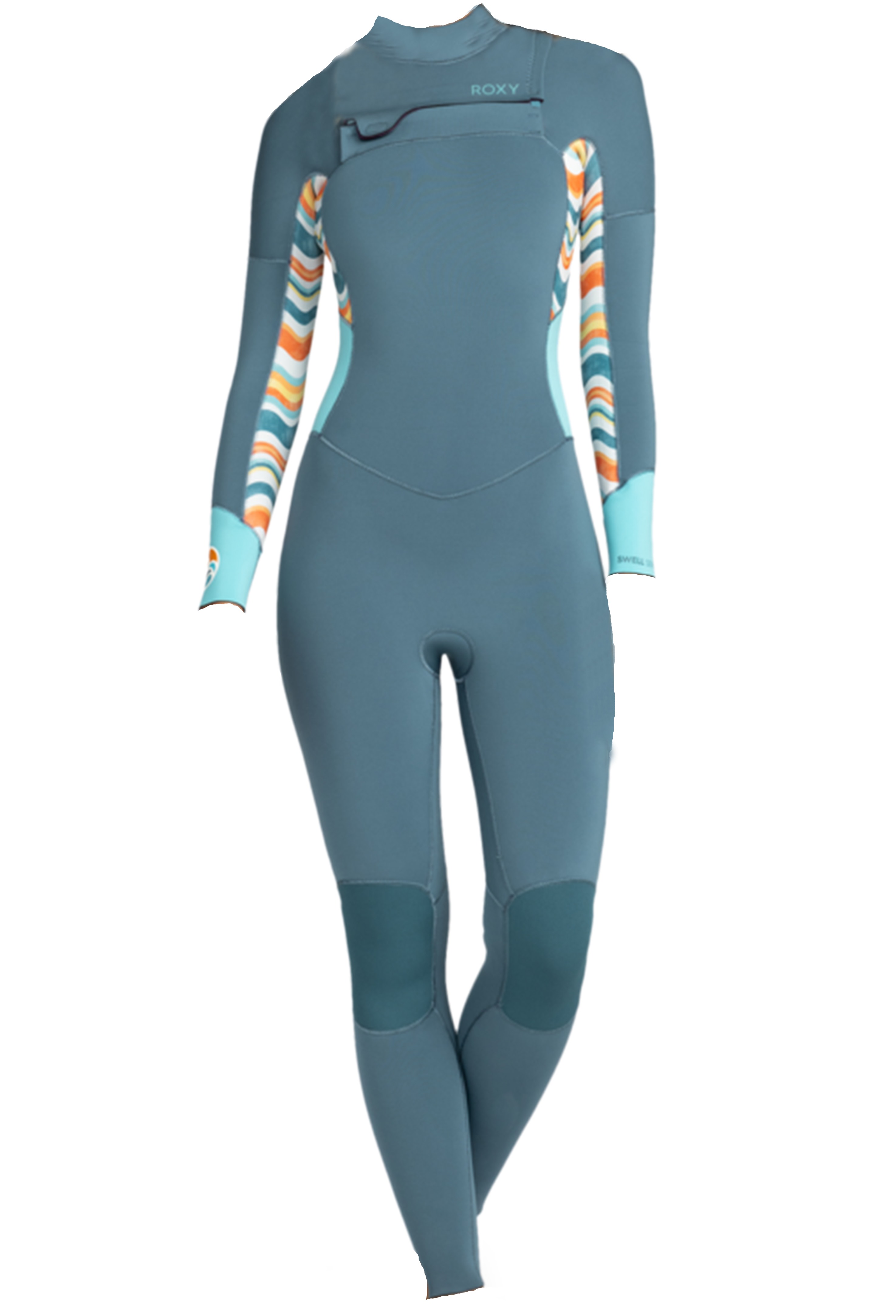 Roxy-Swell 3/2 Frontzip Combinaison Néoprène Femme