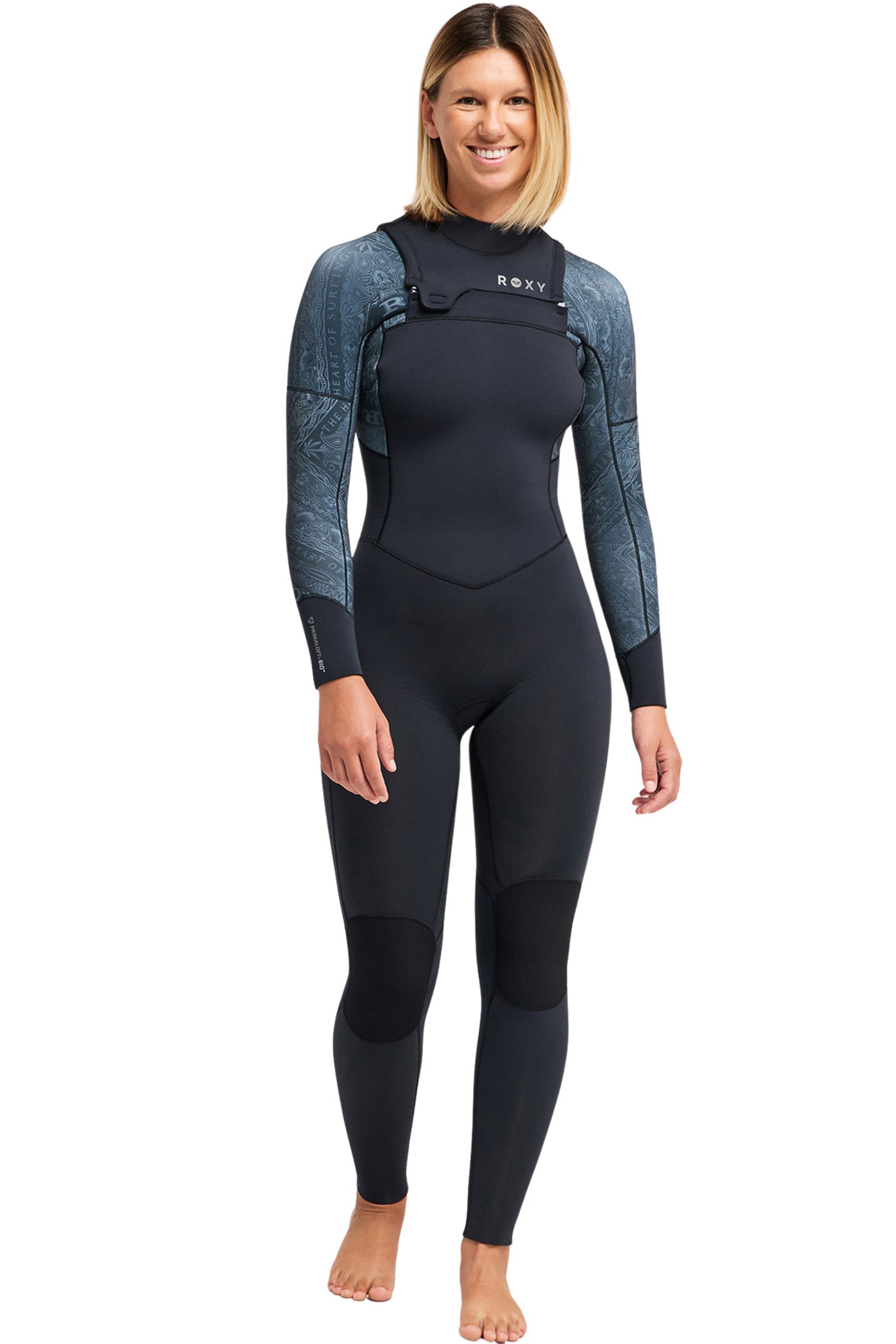 Roxy-Swell Natural 5/4 Frontzip 2026 Combinaison Néoprène Femme